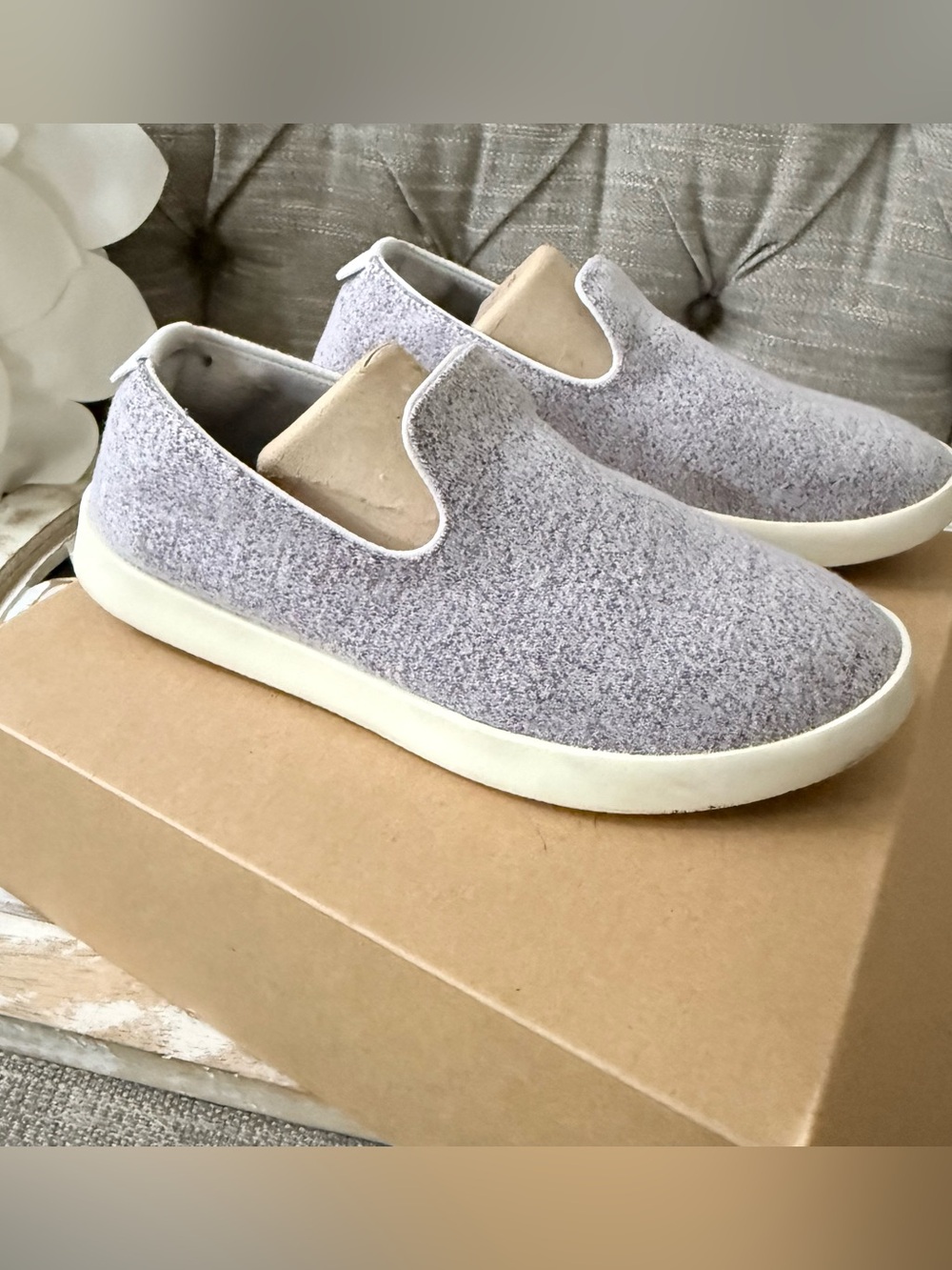 Allbirds Tree Loungers Navy Night Slip On Sneakers Shoes Women’s 7 - Picture 5 of 8